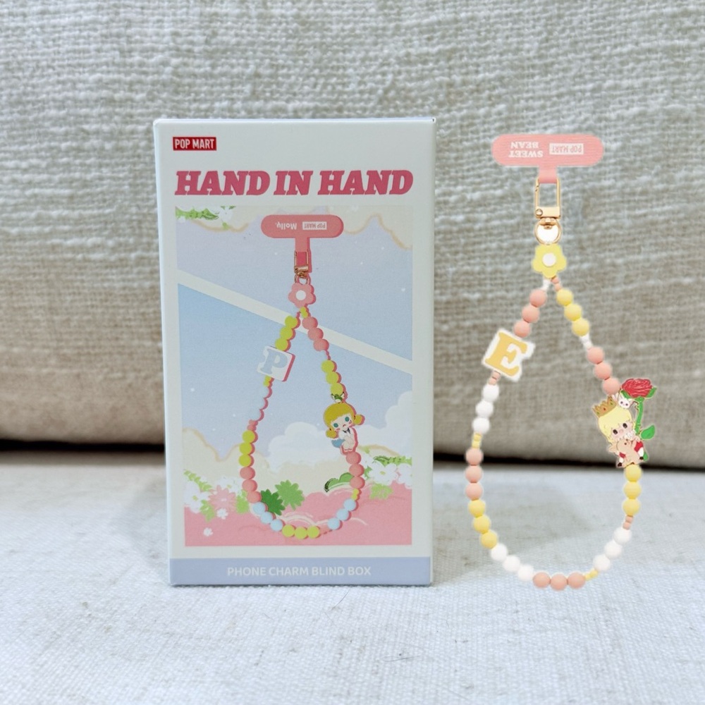 BRAND NEW Pop Mart Hand in Hand Series-Phone Charm Blind Box - Elegant Waltz